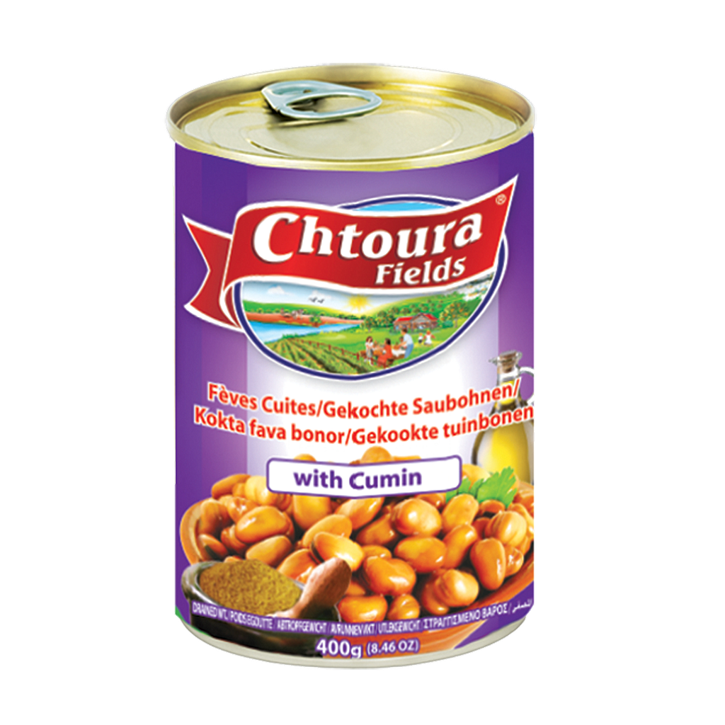 Chtoura Foul Moudammas mit Kreuzkümmel in Dosen (400g.)