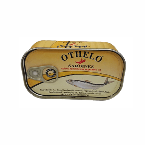 Sardinen in Pflanzenöl mit Chili "Othelo" (125g.)