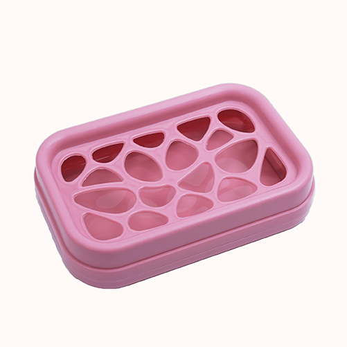 Seifenhalter aus Plastik AMS-173 rosa